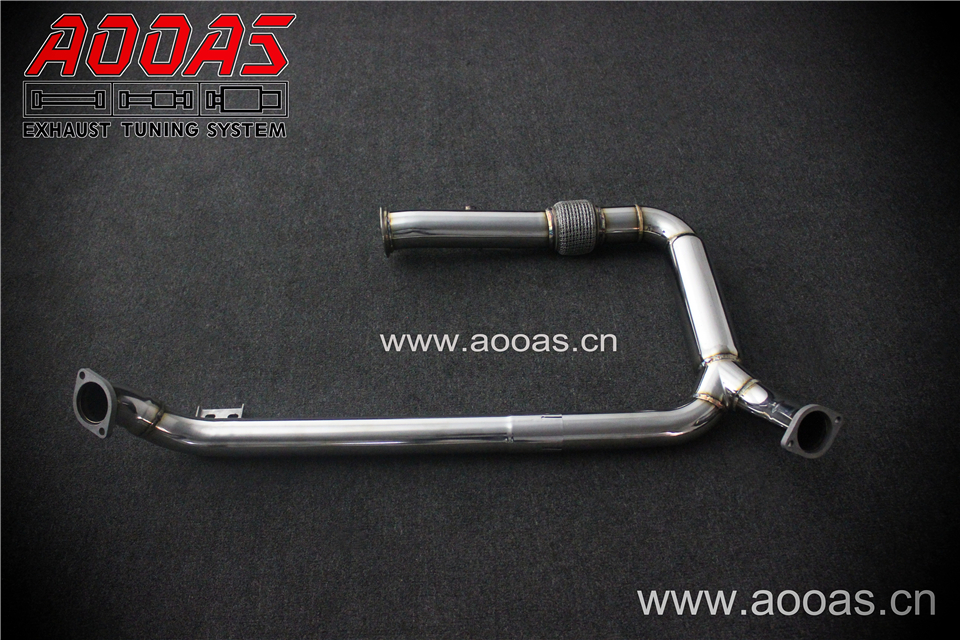 Porsche 718 All SS304 / Decat (Catless) Downpipe